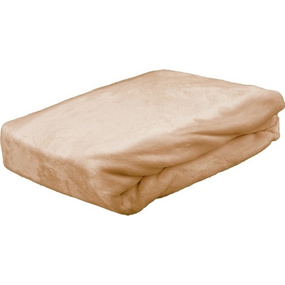 Vesna Mikroflanelové prostěradlo EXCELLENT sv. káva 180x200