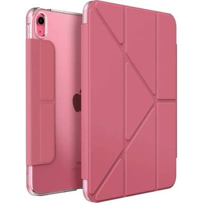 Uniq Camden Slim Case - хибриден кейс и поставка за iPad 10 (2022) (розов)