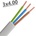 UltraLux Плосък безмостов кабел 3x4 mm2 (ПВВ-Б1); 220/380V (няма)