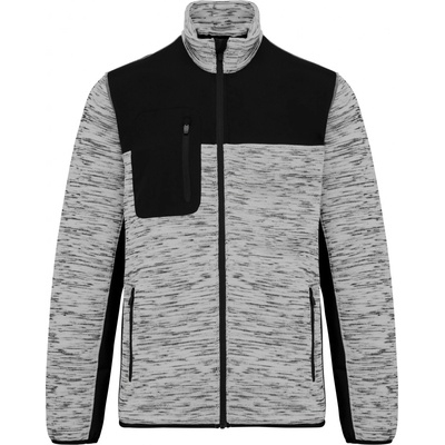 Kariban WK WK 9108 LIGHT grey melange /black