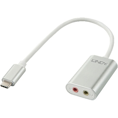 Lindy Адаптер LINDY USB-C - 2x 3, 5 мм жак 42711 (42711)