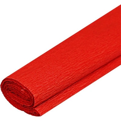 Junior krepový papier tmavo červený 08