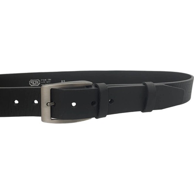 Penny Belts pánský kožený opasek EXKLUZIV 504-V4-60 černý