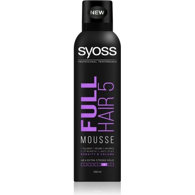 Syoss Full Hair 5 пяна втвърдител с екстра силна фиксация 250ml