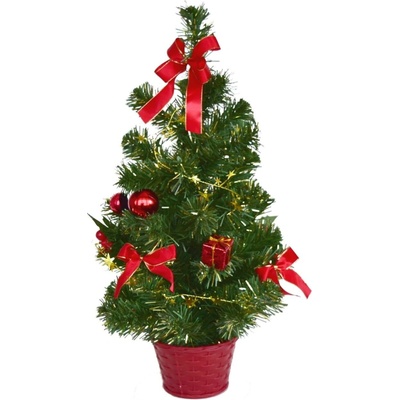 Dommio Stromek zdobený červený 50 cm
