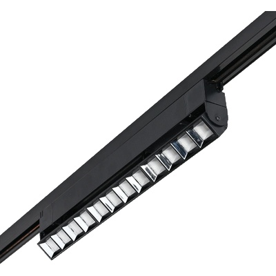 ELMARK РЕЛСОВ ОСВЕТИТЕЛ zfld 2-ЛИНИИ 30w 30° 3000k ЧЕРЕН (93zfld3030/bl)