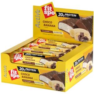 FIT SPO Active Bar [12 x 60 грама] Шоколад - банан