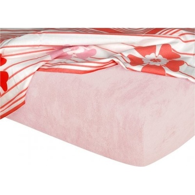 Dadka Froté prestieradlo pudrové 180x200x20