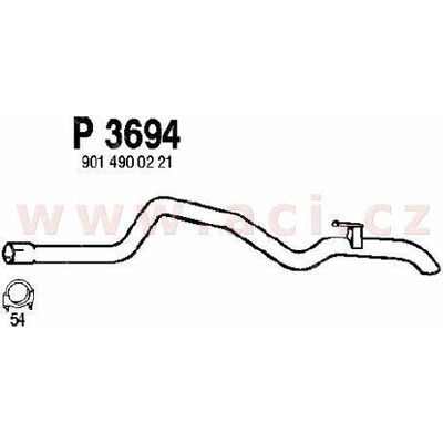 Zadní díl výfuku FENNO/IMASAF ACI V P3694
