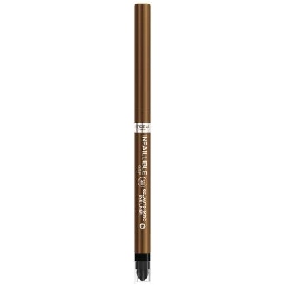 L'Oréal Infaillible Grip 36H Gel Automatic Eye Liner дълготрайна гел очна линия 1.2 g нюанс 012 Bronzed Espresso