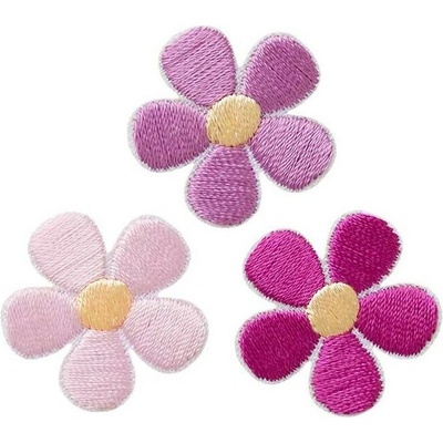 Nažehlovačka Ružové kvety 2,6 x 2,6 cm Monoquick