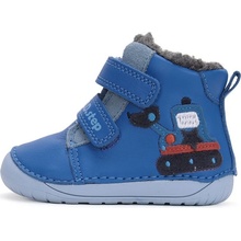D.D.step Detské chlapčenské zimné BAREFOOT topánky calypso sky W070-42154A