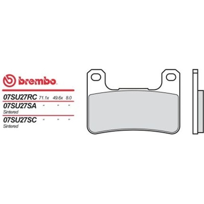 Predné brzdové doštičky / obloženie Brembo Kawasaki 1000 Z SX 2011 - směs SA