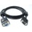 Oem vga - vga m/f видеокабел удължител 1, 8 м черен xvqkabmf2 (xvqkabmf2)