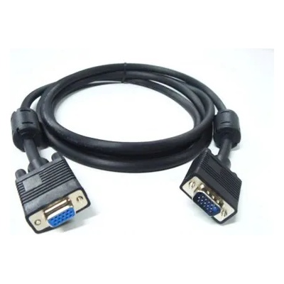 Oem vga - vga m/f видеокабел удължител 1, 8 м черен xvqkabmf2 (xvqkabmf2)