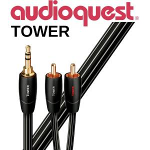 Audiocontrol Аудио кабел 3.5мм - 2RCA AudioQuest Tower 2м (TOWER02MR)