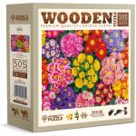 Wooden City - Puzzle Blooming Flowers wooden - 500 piese