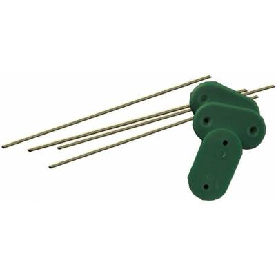 TENAX Úchyty na umělý rákos 15 cm CANNICCI (26 ks) zelené