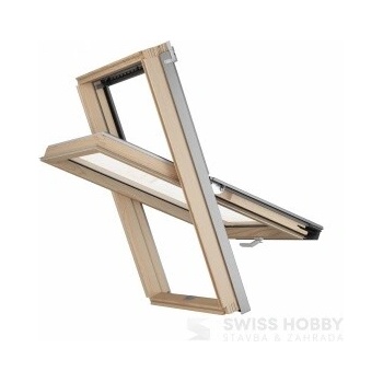 RoofLITE+ SOLID PINE 78 x 98 cm