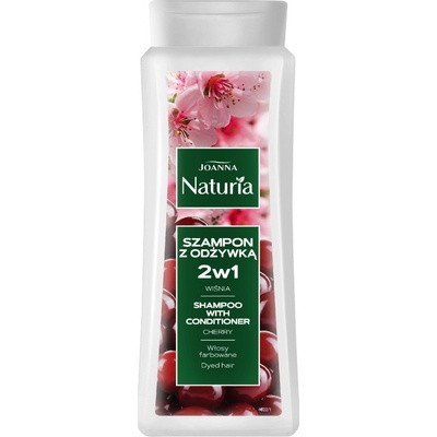 Joanna Naturia šampon 2v1 s třešňovým vlasovým kondicionérem 500 ml
