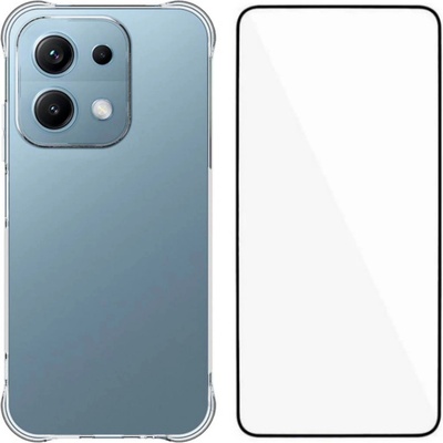 Xiaomi Защитен комплект WANLONFENG за Xiaomi Redmi 15C 5G / 4G / Poco C85 4G | Прозрачен калъф 2.0mm TPU + Стъклен протектор