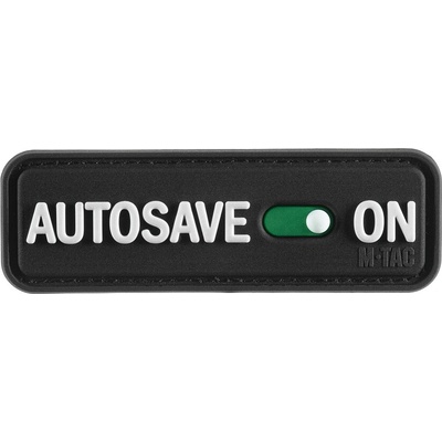 Nášivka M-Tac Autosave - černá