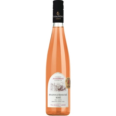 Annovino Lednice Svatovavřinecké rosé zemské 2022 10,5% 0,75 l (holá láhev)