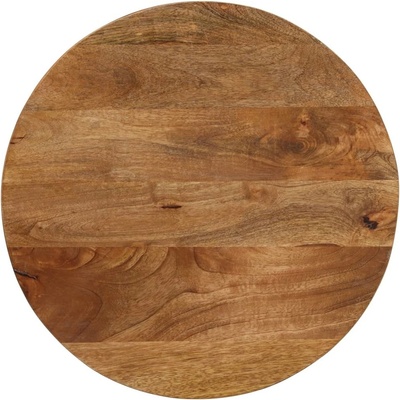 vidaXL 370060 Stolní deska 50 x 2,5 cm kulatá masivní mangovníkové dřevo dub