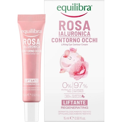 Equilibra Rosa Regenerační liftingový krém na oční okolí 15 ml