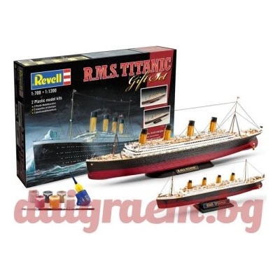 Revell Хоби модел REVELL 05727 - R. M. S. TITANIC Gift-Set (R05727)