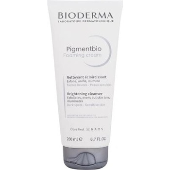 BIODERMA Pigmentbio Foaming Cream озаряващ и почистващ крем срещу пигментни петна 200 ml за жени