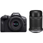 Canon EOS R100 + RF-S 18-45mm f/4.5-6.3 IS STM + 55-210mm f/5-7.1 Black (6052C036AA) Цифрови фотоапарати