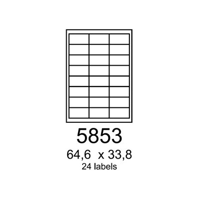 Rayfilm R01005853A biele A4 100 list.