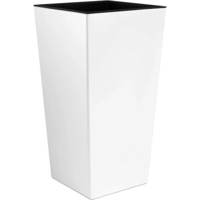 Prosperplast Kvetináč 16,5 x 16,5 x 42 cm plast biely