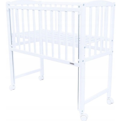 New Baby Drevená postieľka bila 60 x 120 cm biela