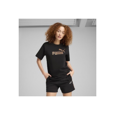 Puma Ess Graphic Animal Relaxed Tee 688532-01 Černá