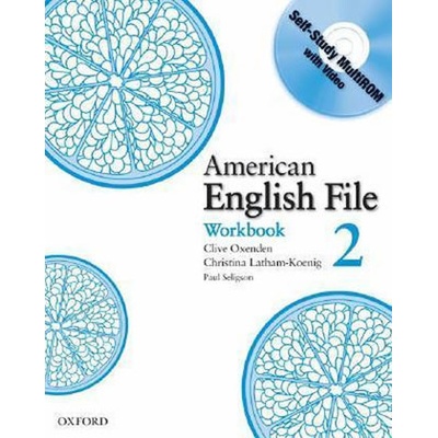 American English File 2 Workbook with Multi ROM Pack