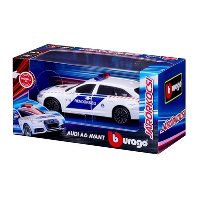REGIO JÁTÉK Bburago 1: 43 Audi A6 Унгарска полицейска кола