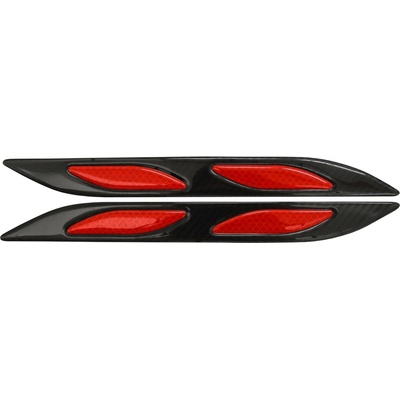 Chránič dverí samolepiaci DAGGER červený 2ks
