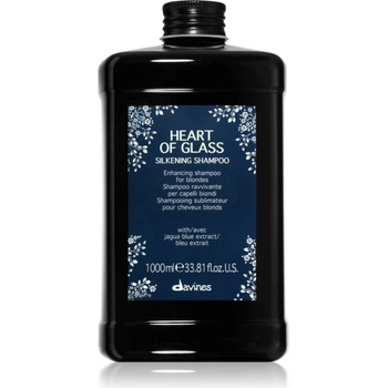 Davines Heart of Glass Silkening Shampoo нежен почистващ шампоан за руса коса 1000ml