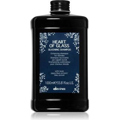 Davines Heart of Glass Silkening Shampoo нежен почистващ шампоан за руса коса 1000ml