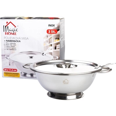 Misa MagicHome terina polévková s naběračkou 3 l