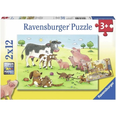 Ravensburger Zvířecí farma 2 x 12 dílků