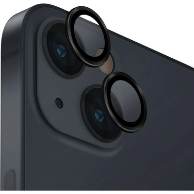 Uniq Предпазни стъклени лещи за камерата на Apple iPhone 14/14 Plus, Uniq Optix, черен (UNIQ-IP6.1-6.7M-LENSBLK)