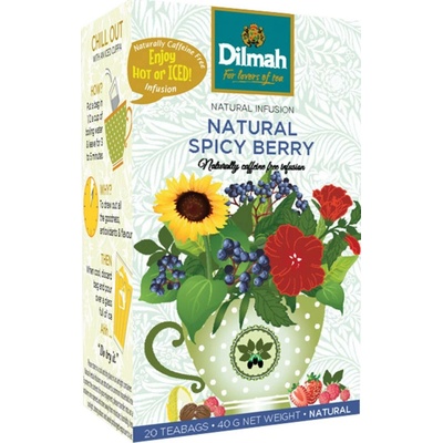 Dilmah Naturally Spicy Berry Bylinkový čaj 20 x 1,5 g
