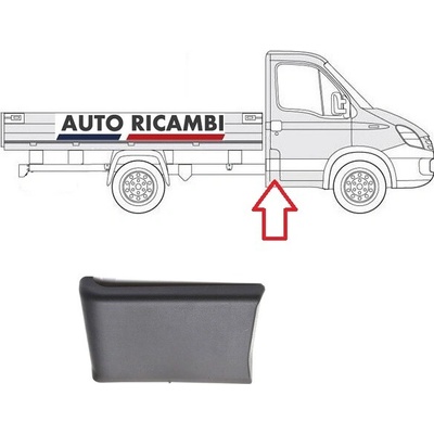 Ochranná lišta Iveco Daily 2000-2014 pravá, za přední dveře, valník 504099614