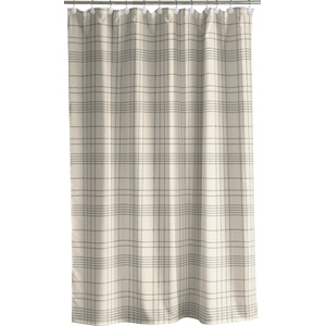 Södahl Завеса за душ Tartan 180 x 200 см бежова (30478)