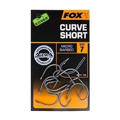 Fox Edges Curve Short Hooks vel.2 10 ks