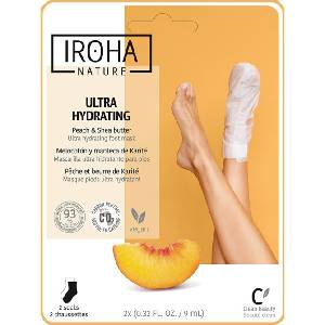 Iroha Nature Подхранваща маска за крака с праскова, 1 чифт - baby