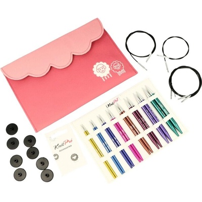 KnitPro Zing Deluxe Set vymeniteľných ihlíc na pletenie 13cm